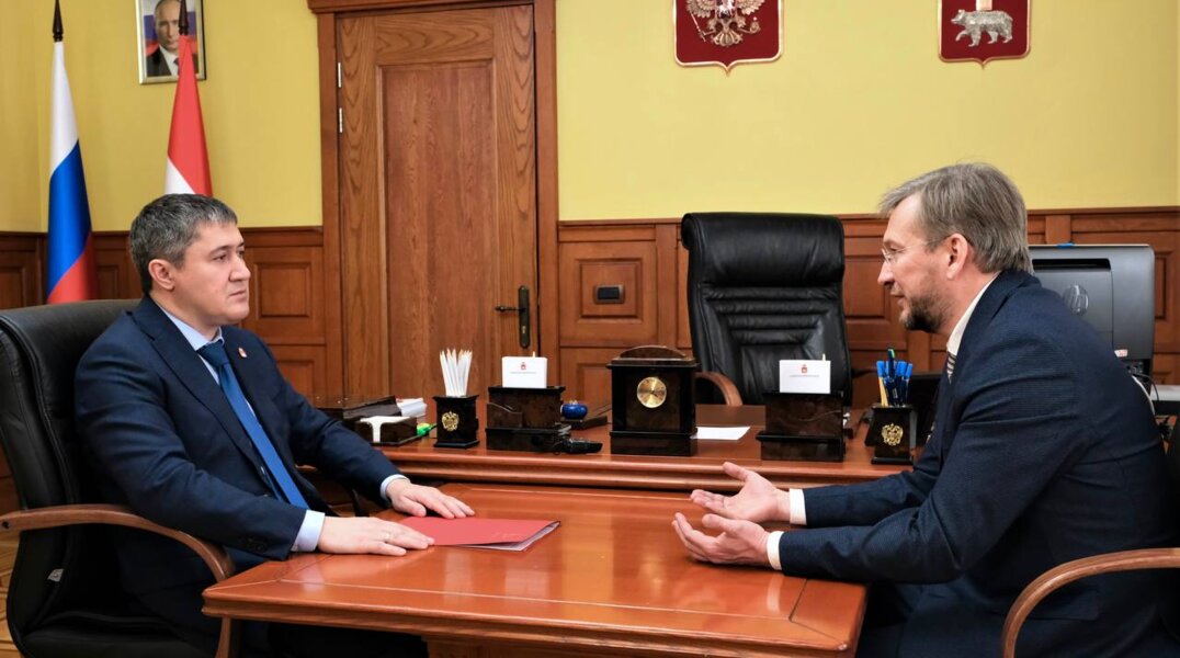 Губернатор Прикамья Дмитрий Махонин встретился с новым руководителем Политеха