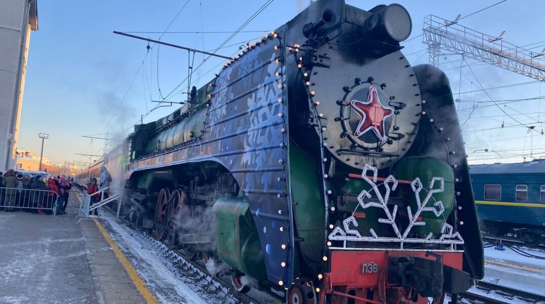 «Поезд Деда Мороза» посетит в Пермском крае три города
