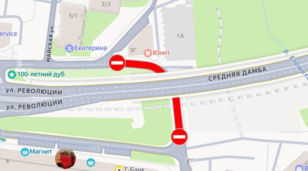 В Перми на десять дней перекроют движение под средней дамбой