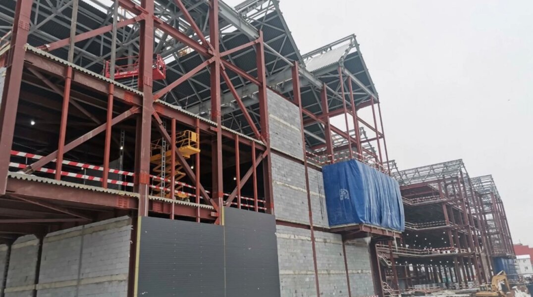 Каркас здания Пермской художественной галереи готов на 99%