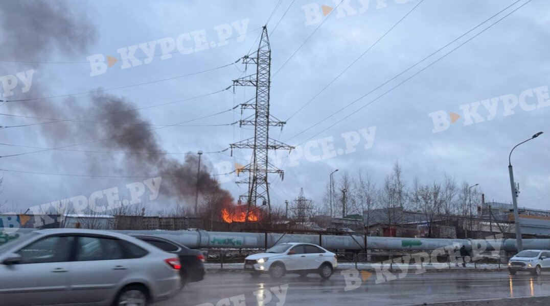 В Перми вечером пятого ноября произошло сразу два сильных пожара
