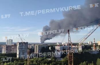 Пожар на заводе масел