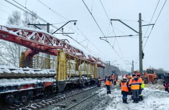 После схода вагонов на перегоне Ферма – Бахаревка демонтировали поврежденные рельсы