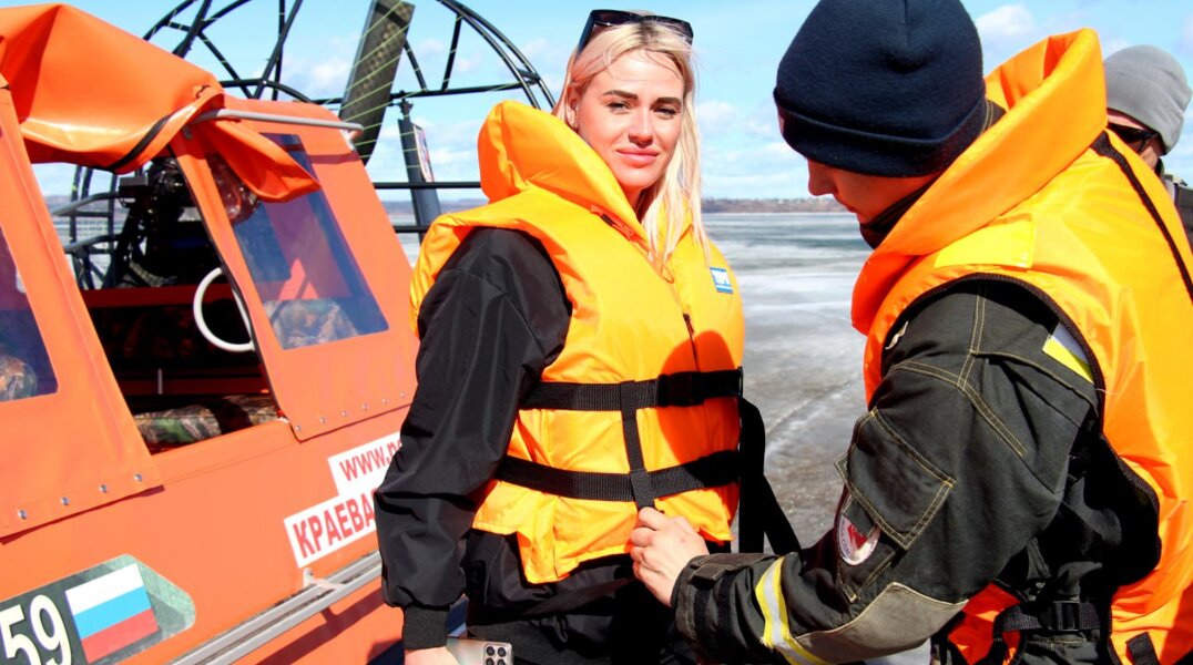 Как в Перми на тонком льду рыбаков ловили. Фото, видео