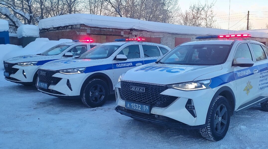 В Березниках автопарк ДПС пополнился тремя новыми кроссоверами Haval F7