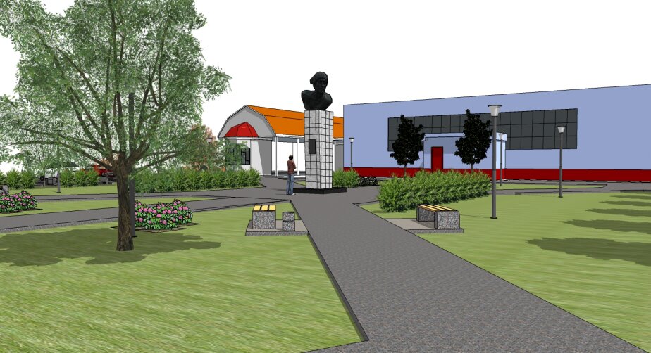 В Пермском крае благоустроят площадь героя гражданской войны Владимира Азина