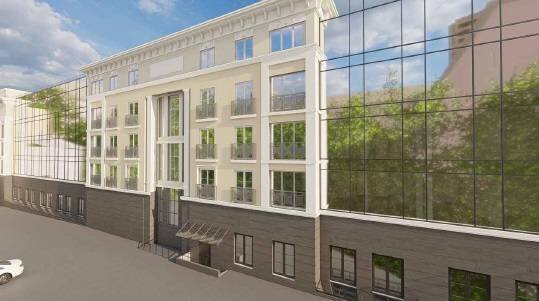 Власти Перми утвердили внешний облик будущей гостиницы в бывшем здании ВКИУ