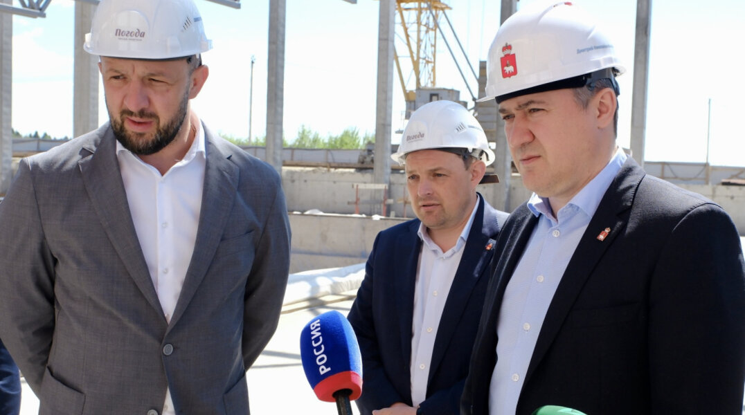 Глава региона посетил строящиеся в микрорайоне Ива социальные объекты