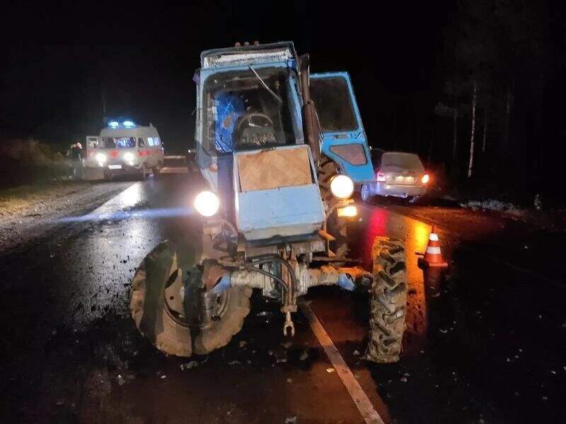 ДТП с трактором 