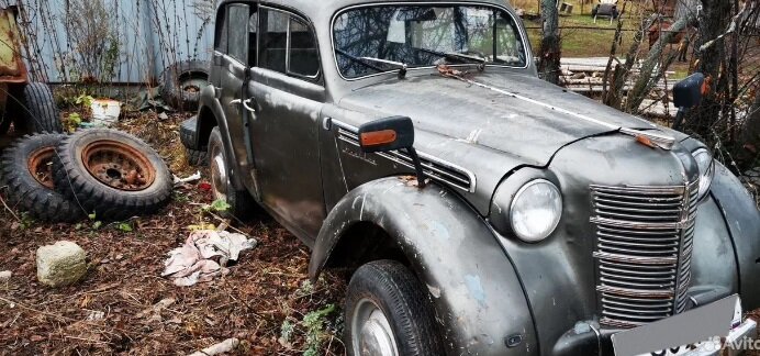 В Прикамье продают 76-летний Москвич за 200 тысяч рублей