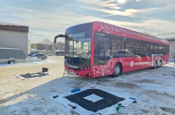 Умный великан готовится к выходу в свет. Новый трехосный автобус начнет работать на улицах Перми