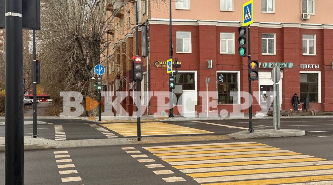 В Перми на площади Гайдара установили светофоры