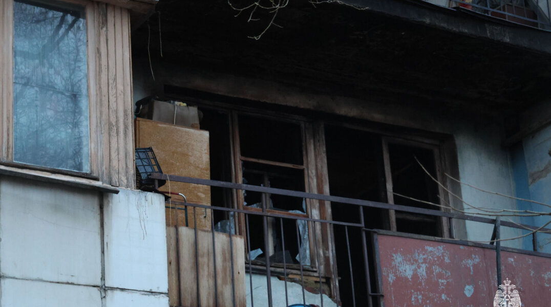 В Перми при пожаре в общежитии на ул. Курчатова погиб человек