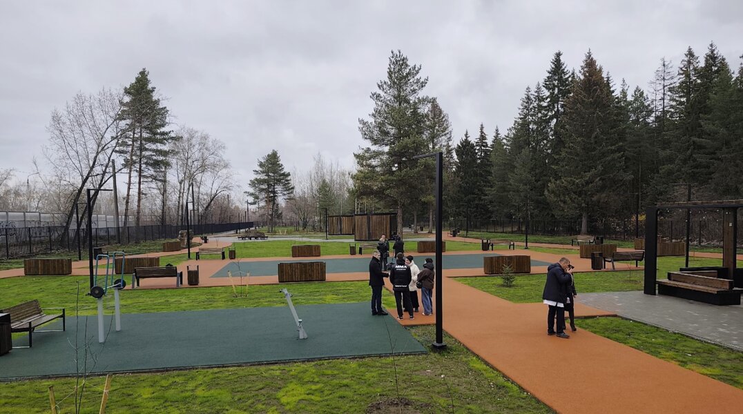 При пермском военном госпитале сделали парк реабилитации для ветеранов