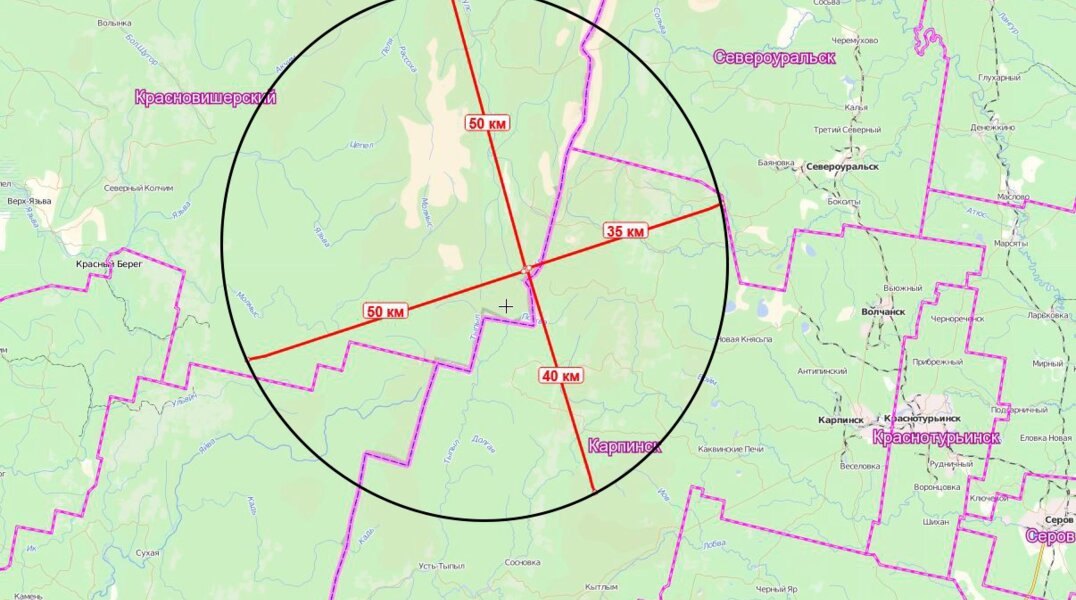 На территории Красновишерского округа ожидается падение частей космической ракеты