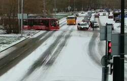 Пермь вновь встала в восьмибалльных пробках