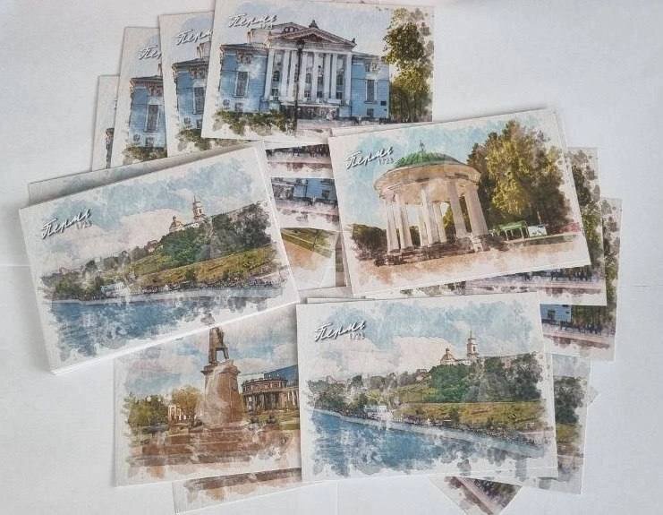 На Краевом балу выпускники напишут письма на специальной серии открыток с видами Перми