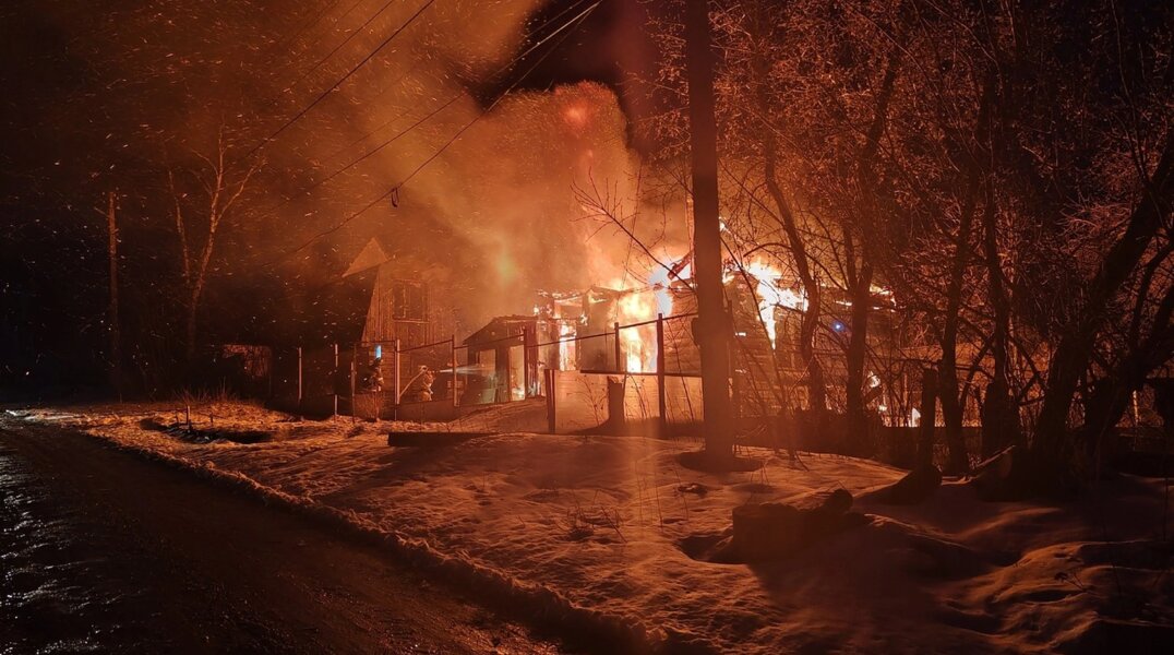 В Добрянке хозяйка частного дома получила ожоги на пожаре