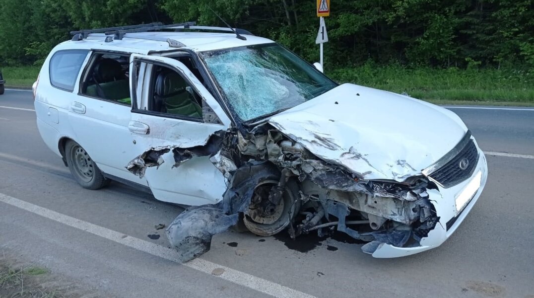 В Пермском крае 31-летняя мотоциклистка устроила смертельное ДТП