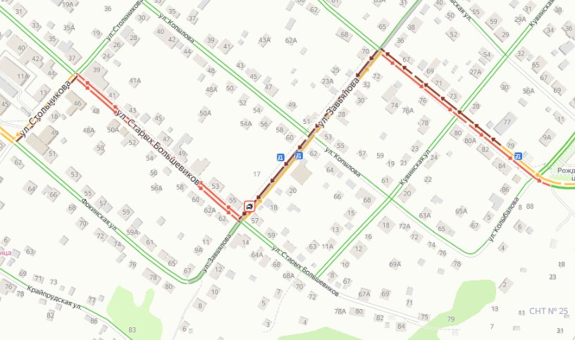 В Перми из-за ДТП укоротили следование четырех автобусных маршрутов