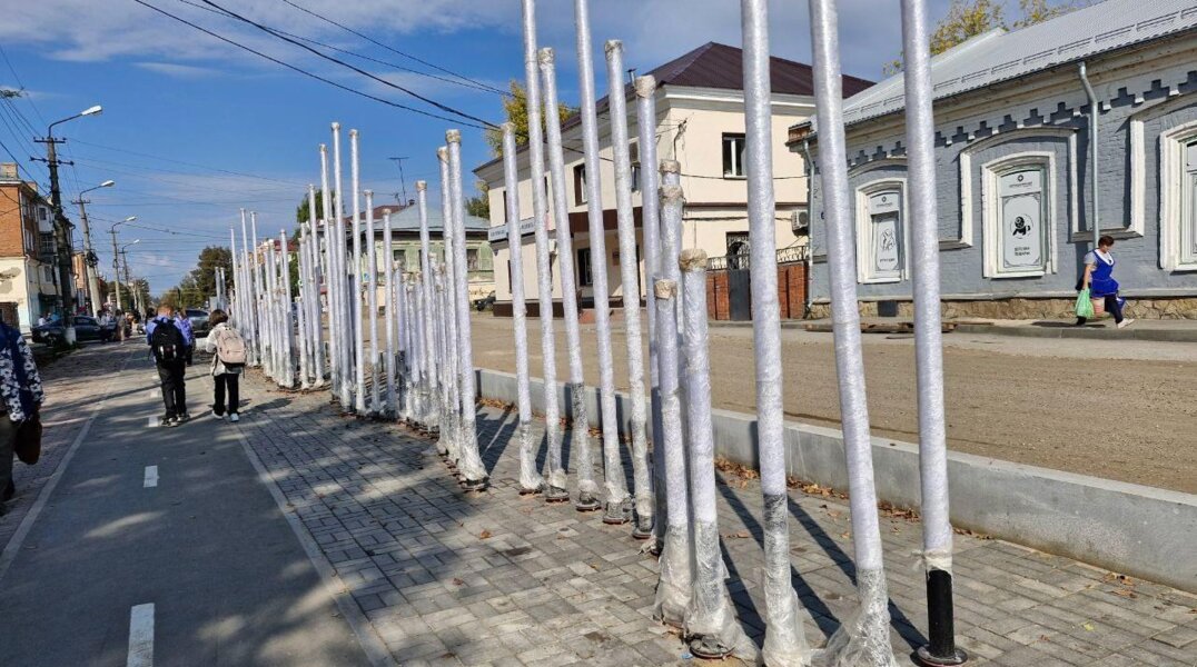 В одном из городов Прикамья появился световой фонтан