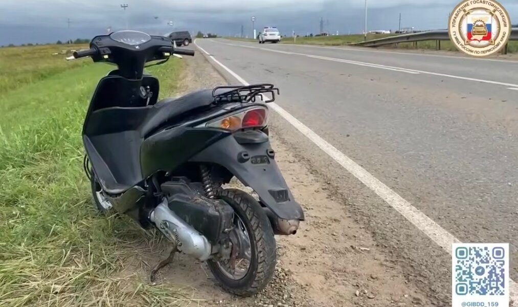 В Куединском округе погиб водитель мопеда