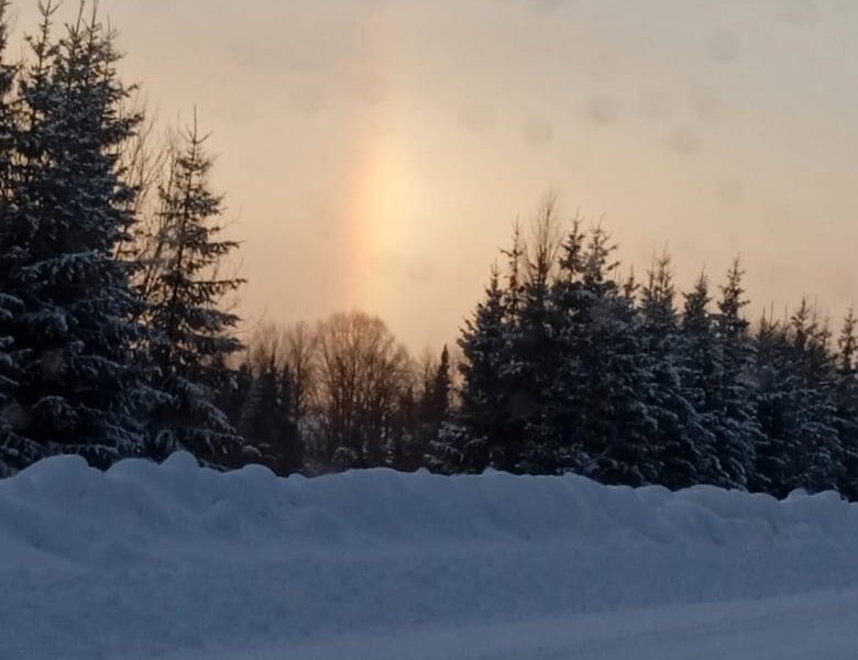 Над Пермским краем появилась редкая радуга