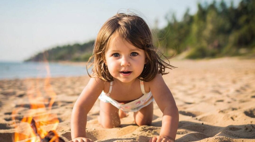 В Пермском крае двое детей упали в раскаленные угли и получили ожоги