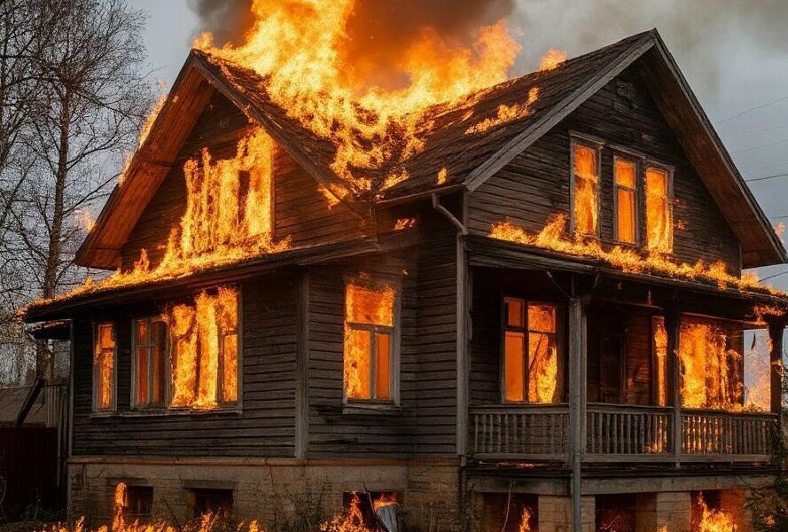 В Прикамье энергетики вынесли женщину без сознания из горящей квартиры