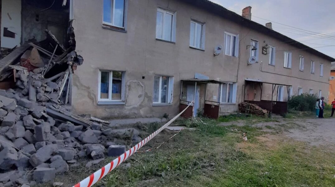 В Прикамье обрушился аварийный жилой дом