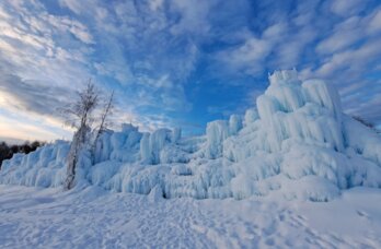Стало известно, когда в этом сезоне откроют прикамский Парк ледопадов