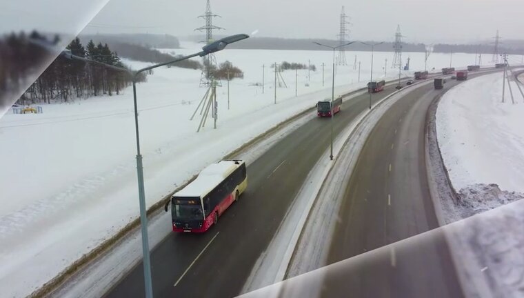 В один из городов Прикамья поставили 11 низкопольных автобусов