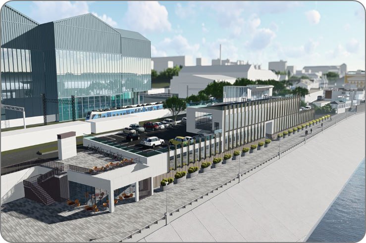 В Перми на набережной обустроят парковку на 90 мест