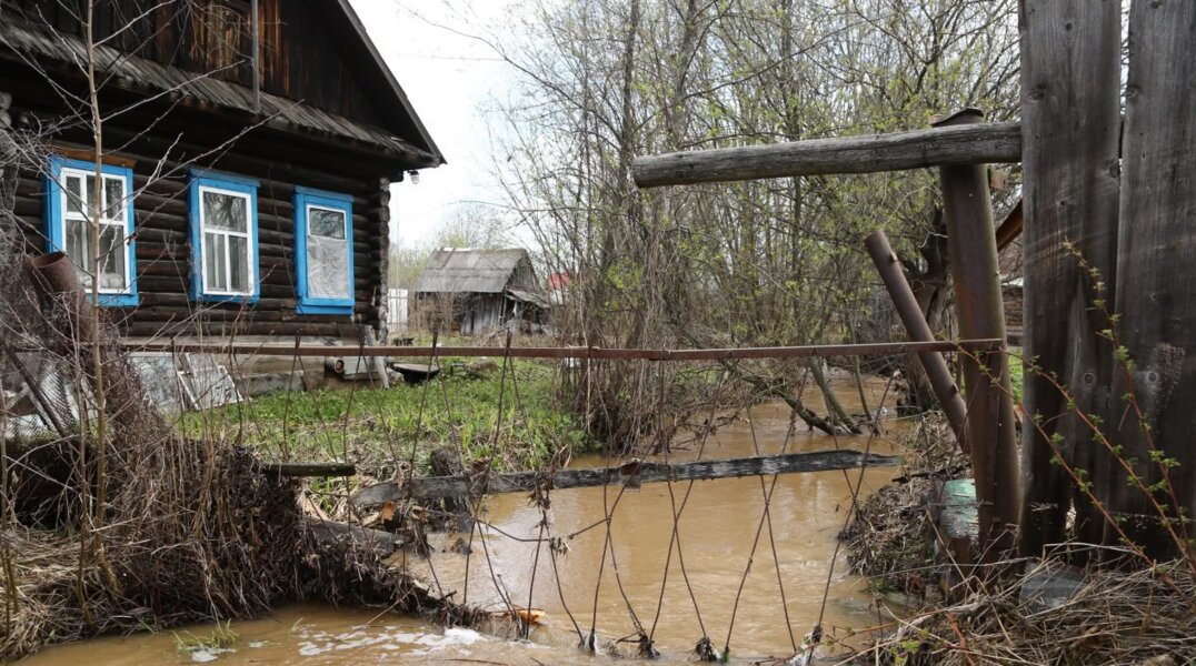 В Перми подтопило дома в микрорайоне Налимиха
