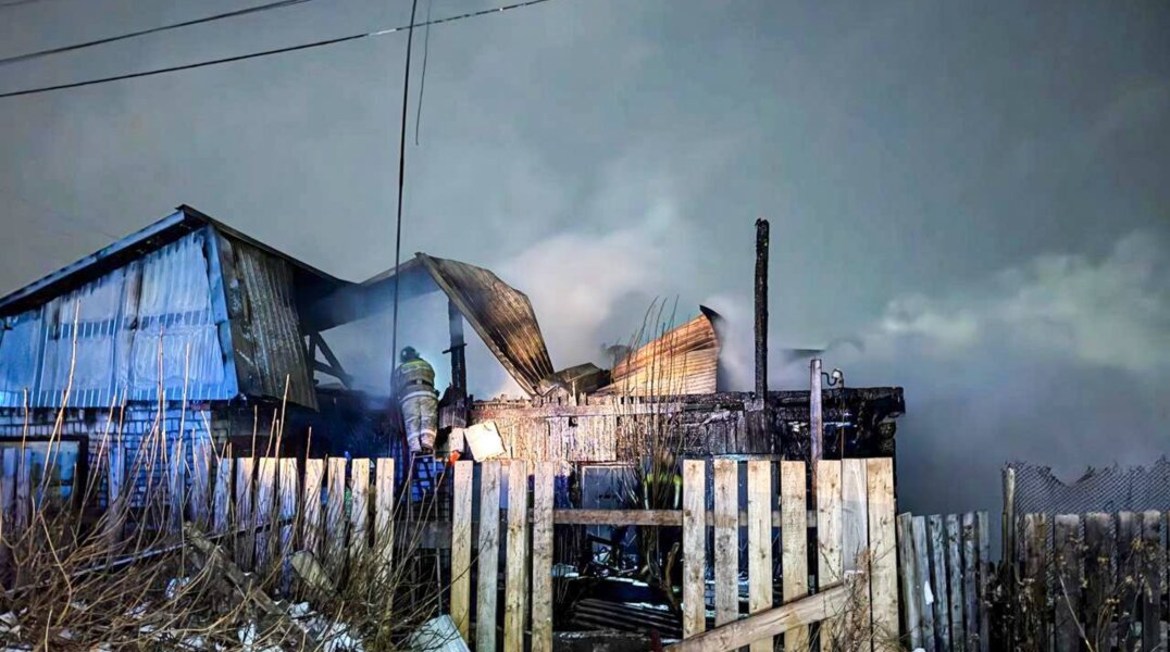 В Прикамье на пожаре погиб пенсионер