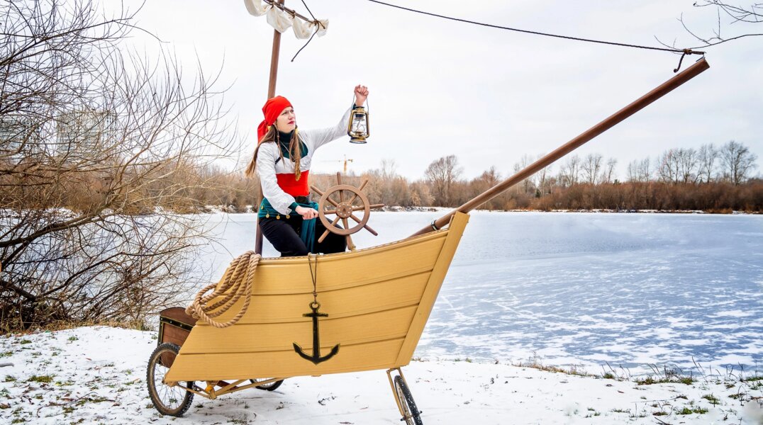 В Перми создали «кораблесипед»