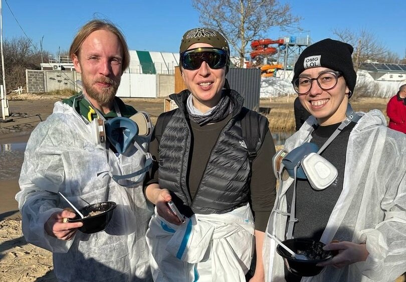 Пермяки помогают устранить последствия крушения танкера в Чёрном море