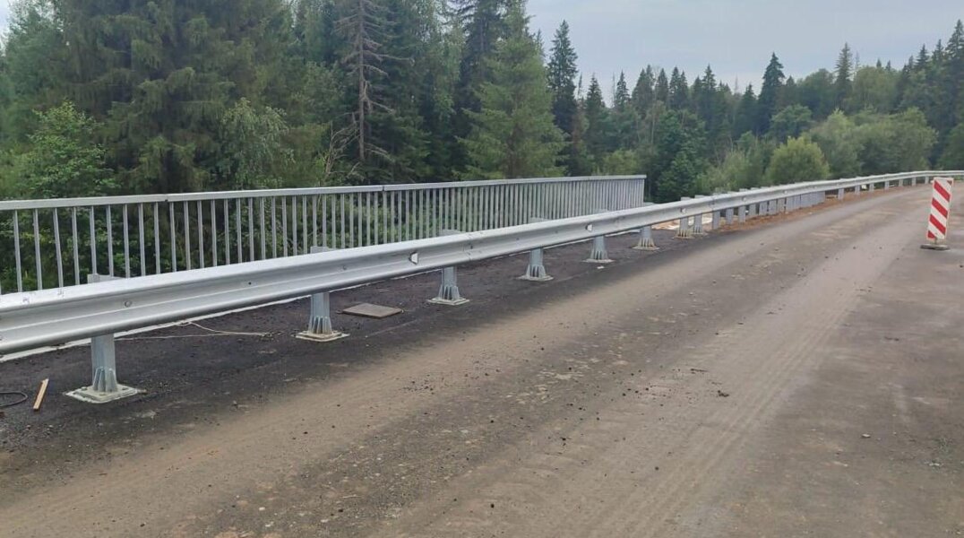 Капитальный ремонт моста через реку Кашкалак в Пермском крае подходит к завершению