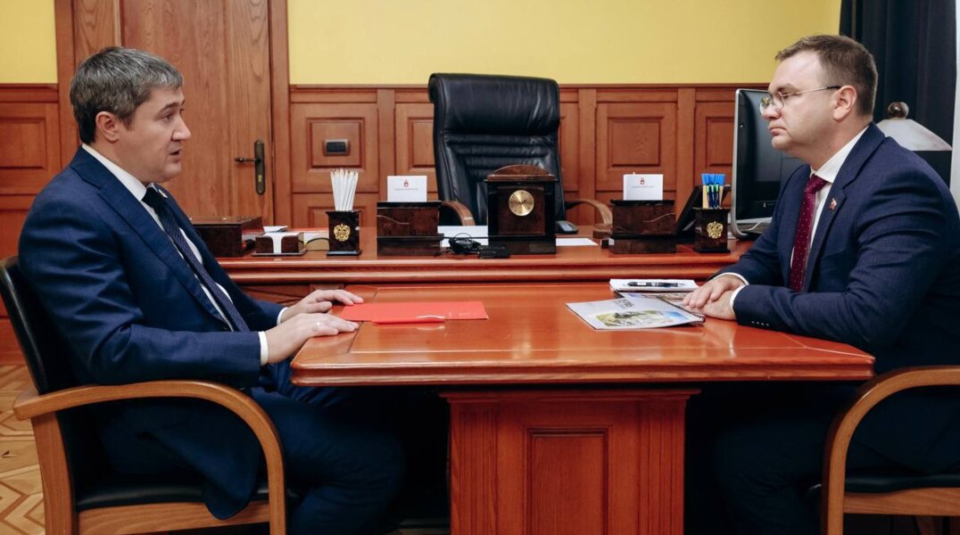 Дмитрий Махонин обсудил с мэром Перми планы по благоустройству города