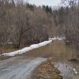 В Лысьвенском округе из-за повышения уровня воды в реке закрыли проезд по одной из дорог