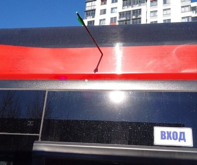 В пермский электробус запустили стрелу