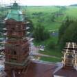  В селе Вильгорт Чердынского округа подняли крест на купол Троицкой церкви