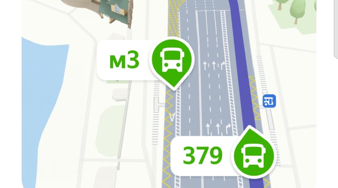 В Яндекс.Картах появилась возможность следить за межмуниципальными автобусами