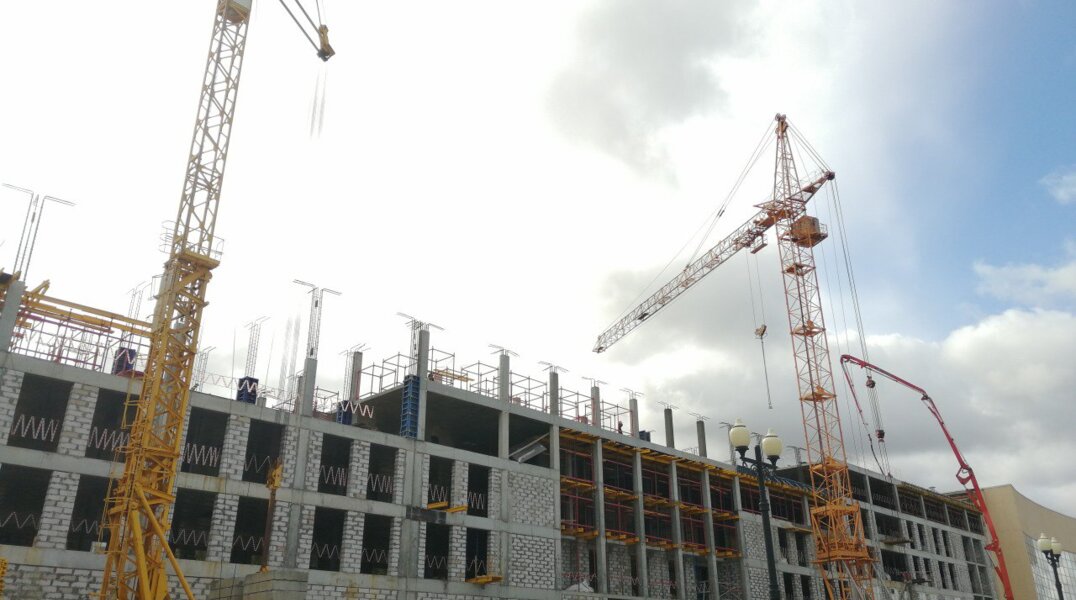 В Перми построили три из пяти этажей новой четырехзвездочной гостиницы