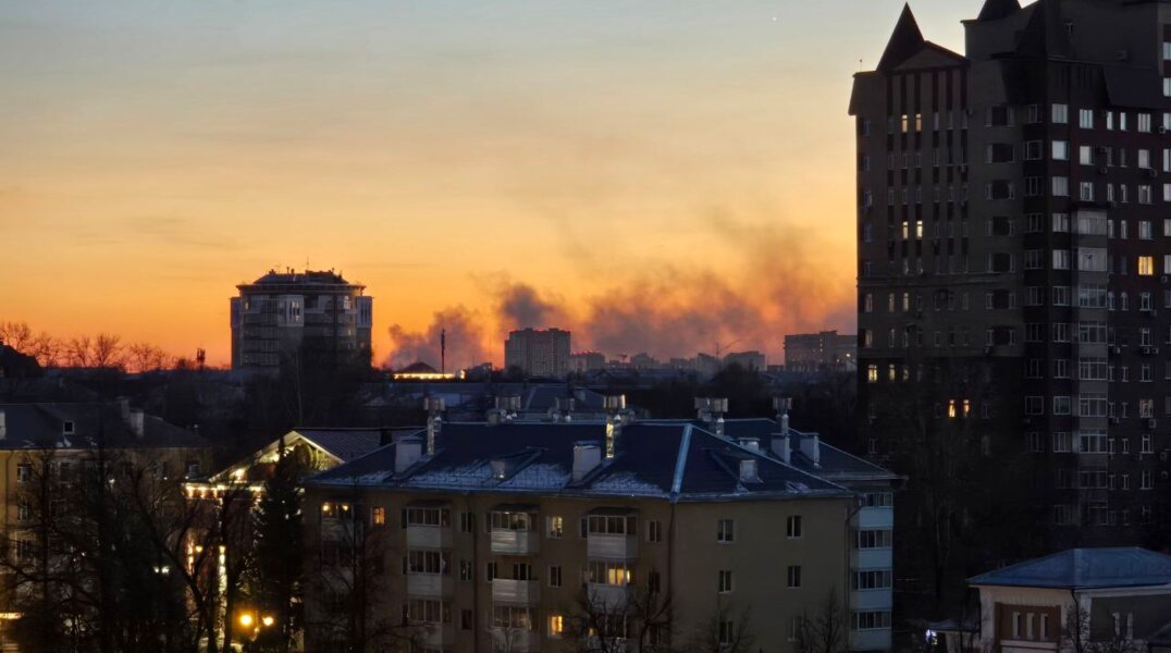 В Перми на улице Куйбышева сгорело кафе