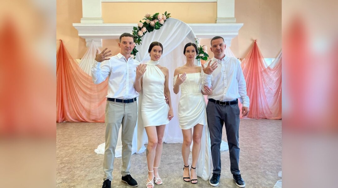 В Прикамье братья-близнецы женились на сестрах-близняшках