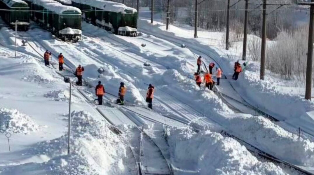 Две железнодорожные станции Прикамья стали рекордсменами по высоте снежного покрова
