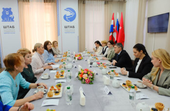 Дмитрий Махонин встретился с участницами проекта Союза женщин России в Прикамье