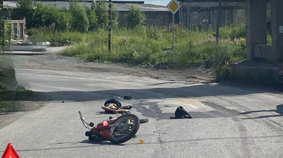 В Прикамье 16-летний мотоциклист был госпитализирован после ДТП с грузовиком