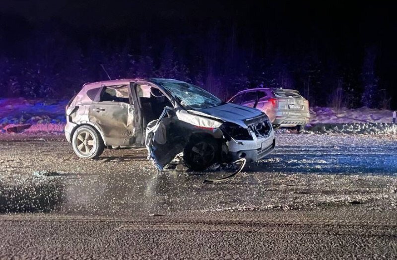 На трассе Пермь-Чусовой произошло смертельное ДТП
